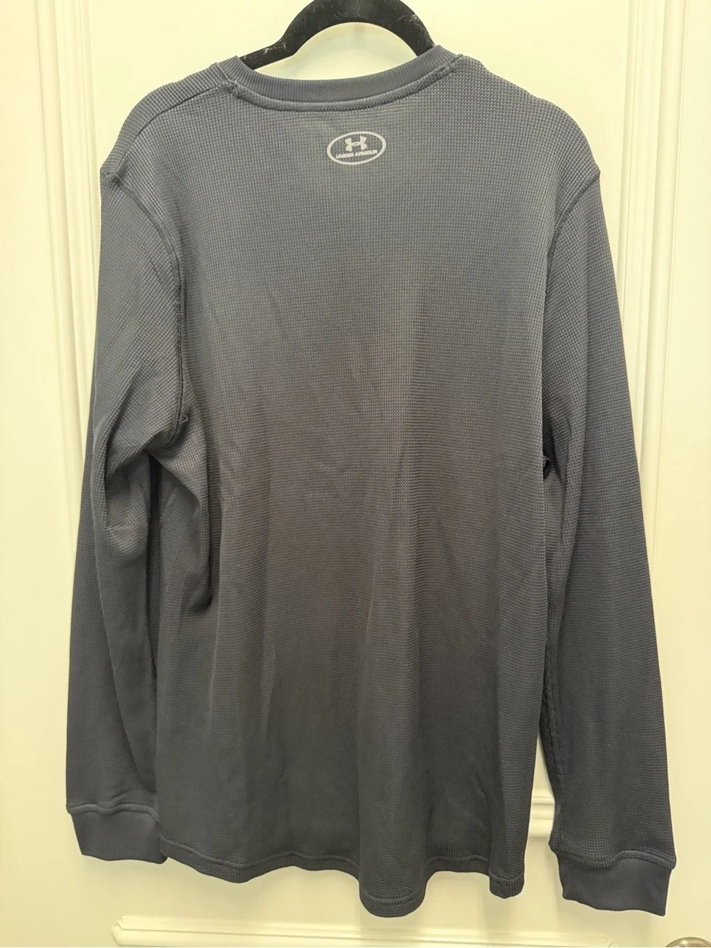 Under Armour Men’s Black waffle knit Long-Sleeve Henley